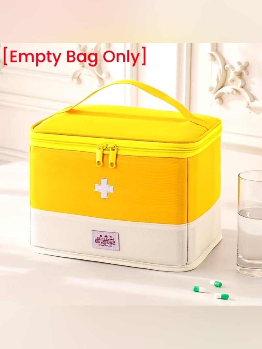 Foldable Medication Cosmetic Makeup Toiletries Travel Bag Case Organizer